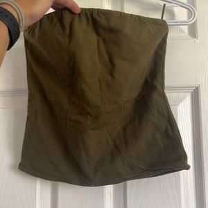 Army Green Tube Top